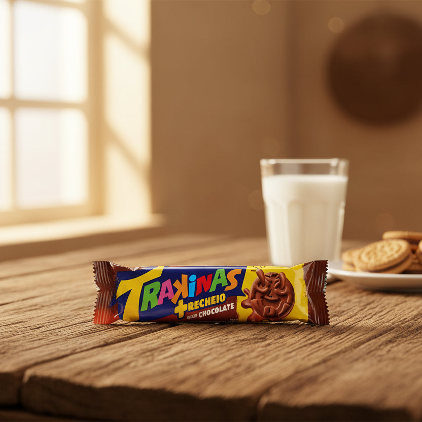 Trakinas Biscuit Stuffed With Chocolate 126g