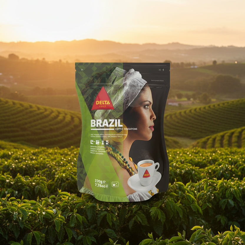 Ground Coffee Delta Brasil Origin Sachet 220g