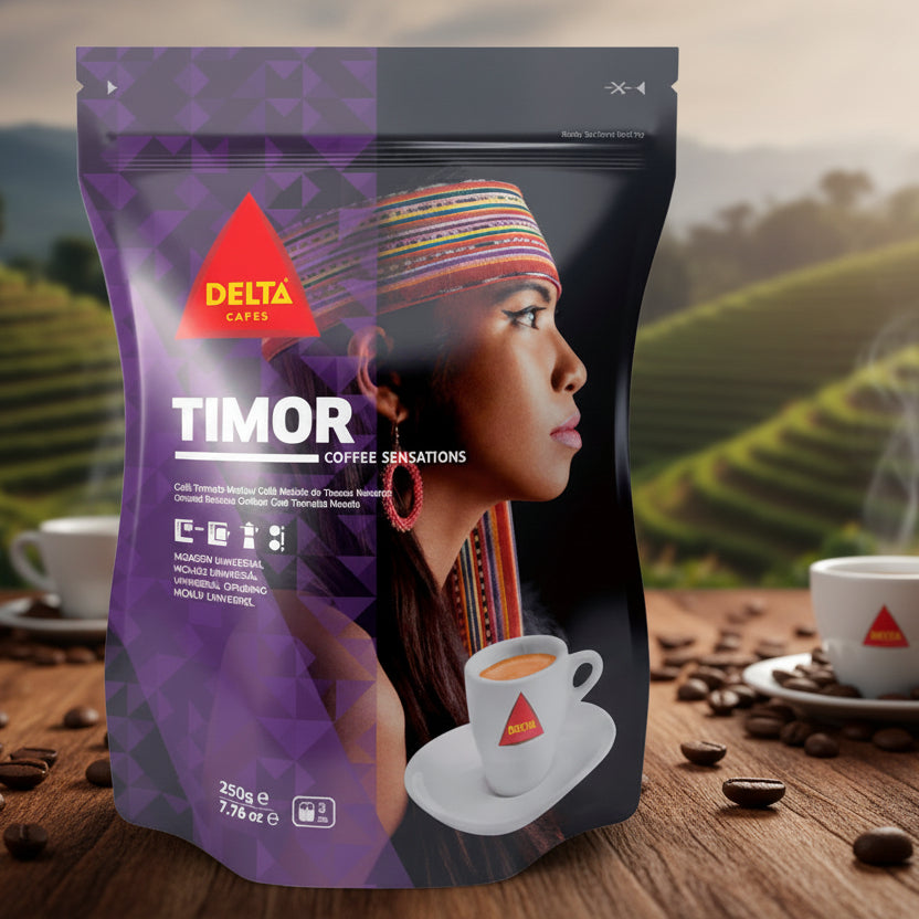 Ground Coffee Delta Timor Origin Sachet 220g