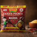 Farofa temperada Sabor Baiana 250g