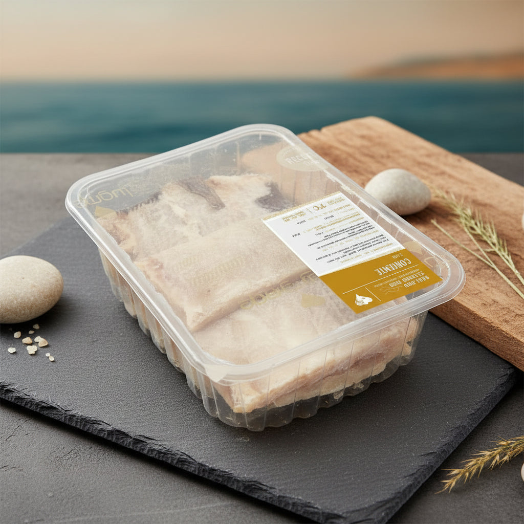 Lugrade Dry Salted Cod Fish Fillets 1kg
