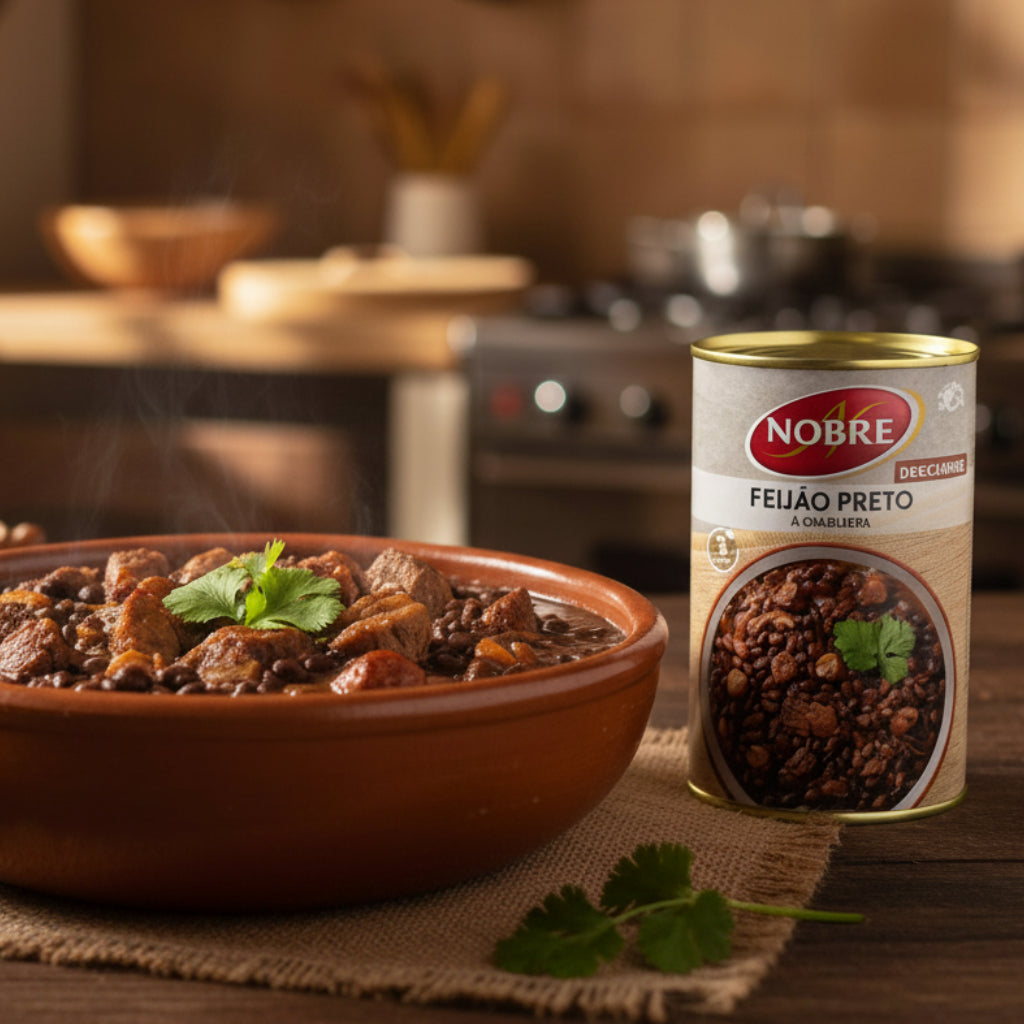 Nobre Brazilian-Style Black Beans Tin 420g